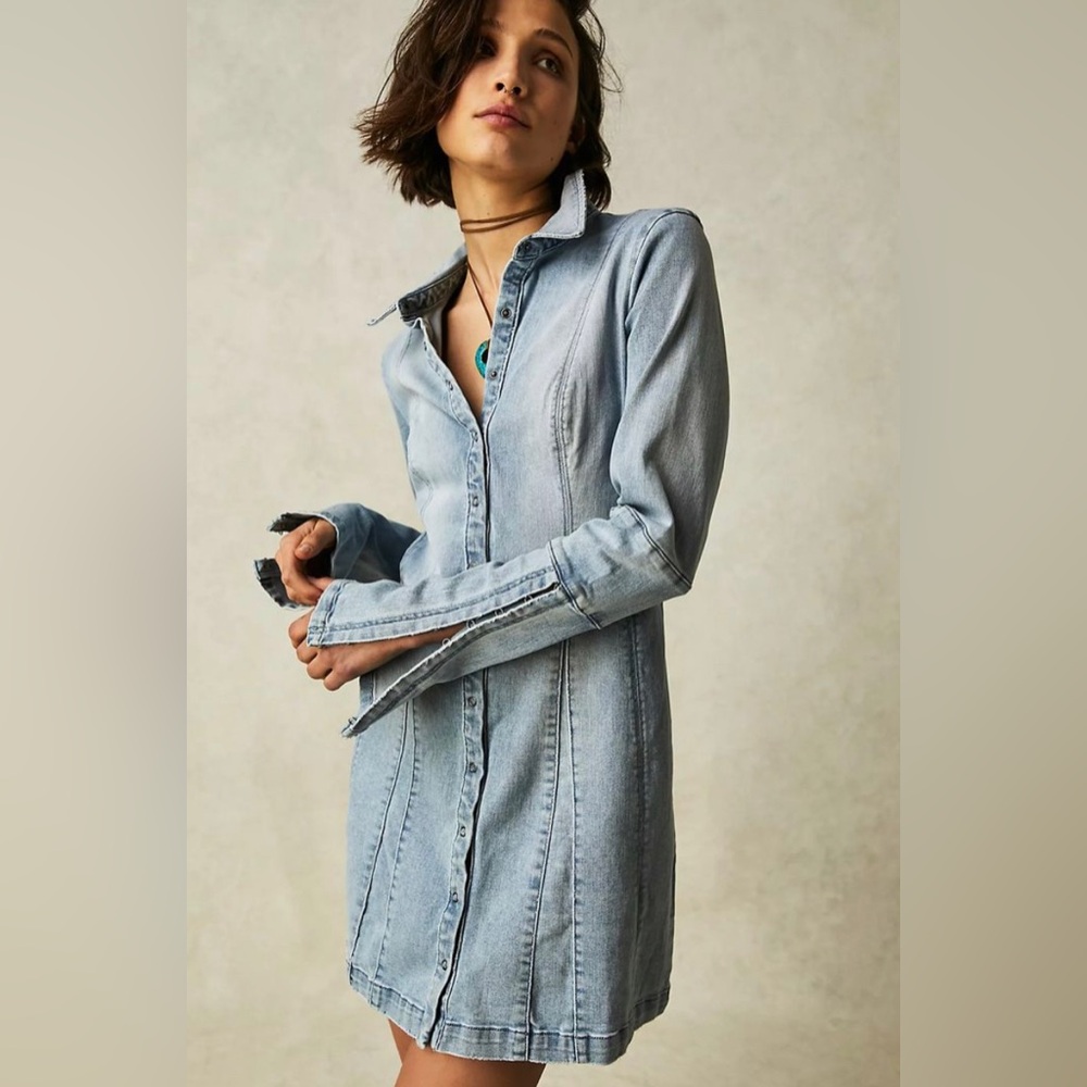 Free People Thea Mini Dress (M) - Picture 6 of 6